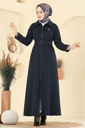 moda selvim Kemeri Tokalı Tivit Ferace 2731SL432 Laci - Thumbnail