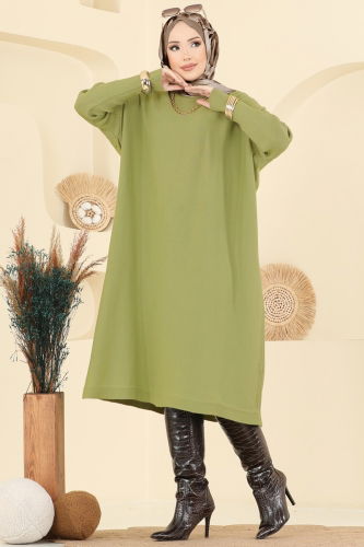 U.Z. - Kolları Fitilli Triko Tunik 2096UZ662 Asit