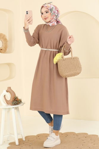 U.Z. - Kolları Fitilli Triko Tunik 2096UZ662 Vizyon