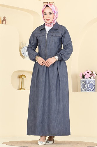 moda selvim Kot Etekli 2 li Takım 2611TPK1167 Kot - Thumbnail