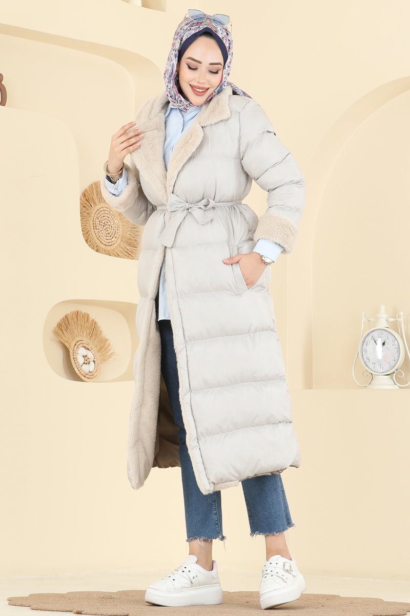 Kruvaze Yaka Jesika Kaban 1160YMC1171 Taş