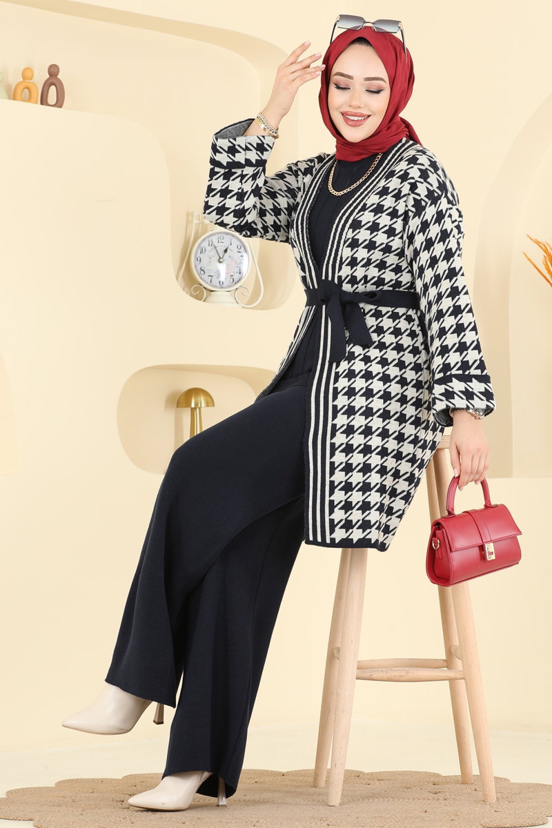 Kuşak Detaylı Üçlü Takım 2893KLB1050 Laci
