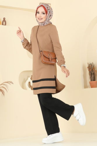 S.L. - Manşeti Lastikli Biye Takım 2516SL432 Vizyon&Siyah