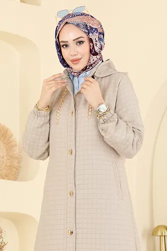 moda selvim Manşeti Lastikli Kapitone Kap 2006DFL152 Vizyon - Thumbnail