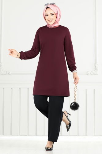MRV S.L. - Manşeti Lastikli Takım 2670SL890-M Bordo&Siyah