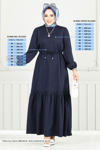 MRV U.K.B. - Dress 23011UKB929-M Navy Blue