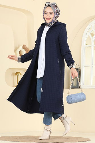 moda selvim Manşeti Ribana Detaylı Kap 1926TRT545 Laci - Thumbnail