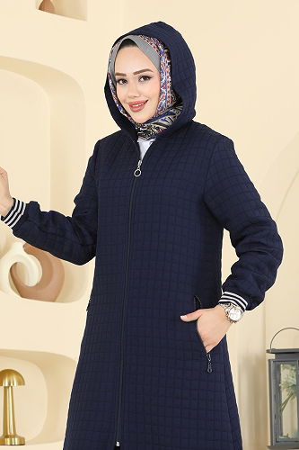 moda selvim Manşeti Ribana Detaylı Kap 1926TRT545 Laci - Thumbnail