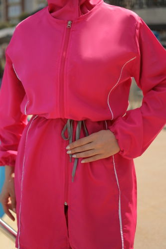 moda selvim Mayo 20530ETT926 Fuchsia - Thumbnail