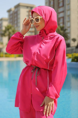 moda selvim Mayo 20530ETT926 Fuchsia - Thumbnail