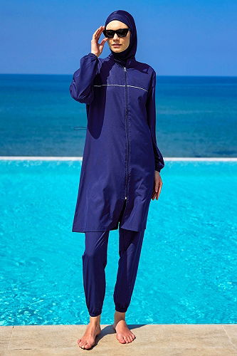 moda selvim كحلي 2501MRNK1139 - Thumbnail