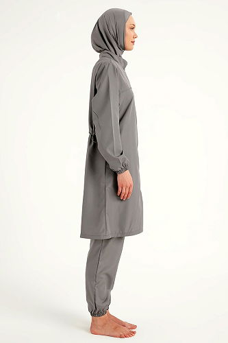 moda selvim رمادي غامق 2501MRNK1139 - Thumbnail