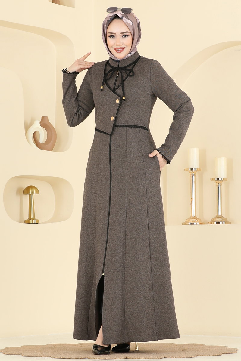 Motif Detaylı Tivit Ferace 2771SL432 Vizyon