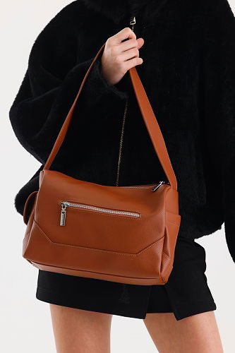 moda selvim Omuz Askılı Kadın Çantası 6233ARK1142 Kahve - Thumbnail