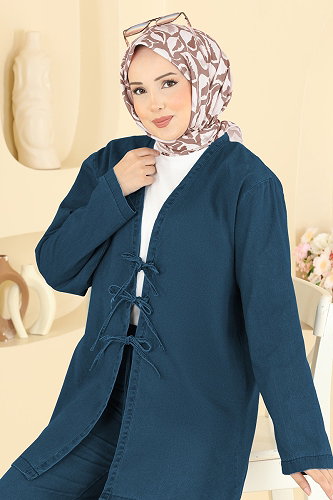 moda selvim Önden Bağlamalı 2 li Takım 0151NZRK1200 Laci - Thumbnail