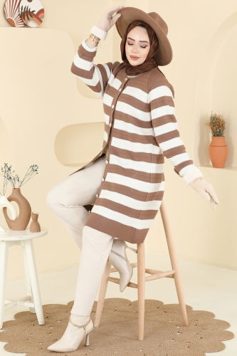 U.Z. - Önden Düğme Detaylı Hırka 3210UZ662 Vizyon