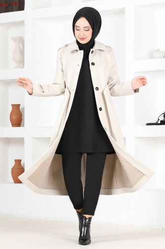 MRV M.S.L. - معطف بيج MSL4421-M