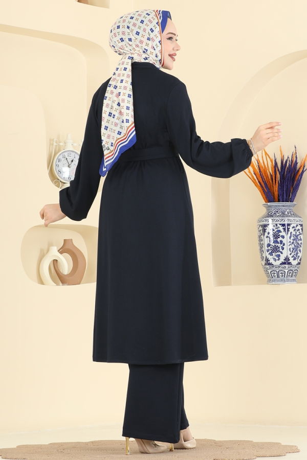 Önden Düğmeli Modal Takım 322ASN888 Laci - Moda Selvim