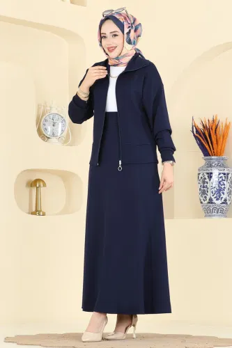 E.R.K. - Önden Fermuarlı Modal Takım 2601ERK1158 Laci