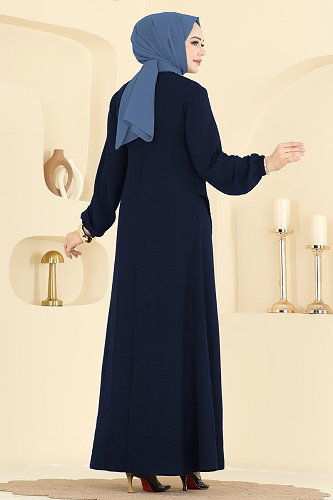 moda selvim Önü Toka Detaylı Elbise 2638MSZ1172 Laci - Thumbnail