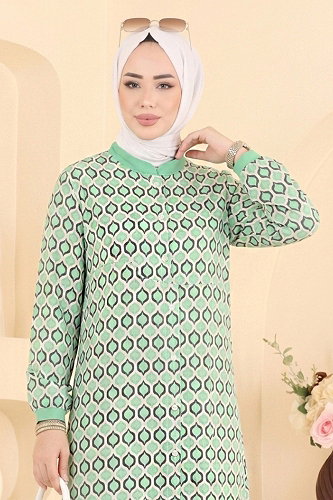 moda selvim كاب أخضر 007ZMRK1203 - Thumbnail