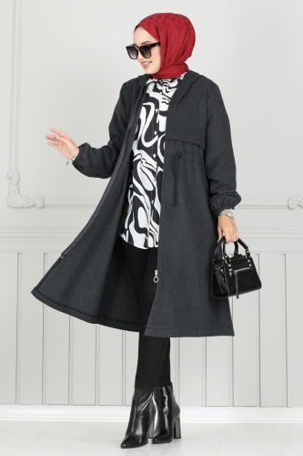 B.G.S. - Overcoat 0503BG354 Anthracite