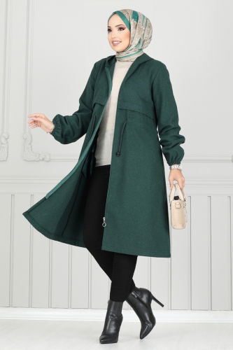 B.G.S. - Overcoat 0503BG354 Emerald