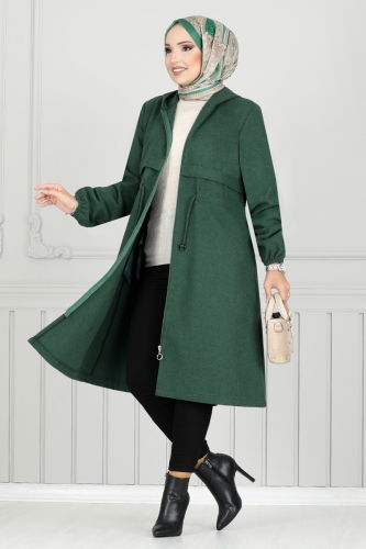 MRV B.G.S. - Overcoat 0503BGS895-M Emerald