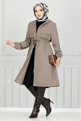 moda selvim Overcoat 0503BGS895-M Vision - Thumbnail