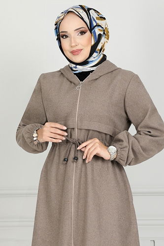 moda selvim Overcoat 0503BGS895-M Vision - Thumbnail