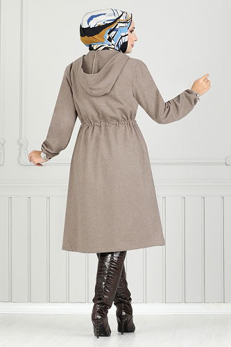 moda selvim Overcoat 0503BGS895-M Vision - Thumbnail