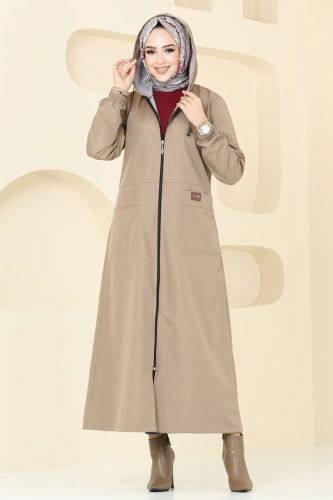 moda selvim Overcoat 1004MSA980 Vision - Thumbnail