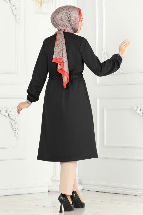 Overcoat 10074ETT926 Black - 5