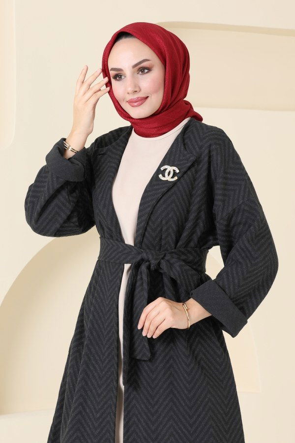 Overcoat 1099BRZ597 Black - 4