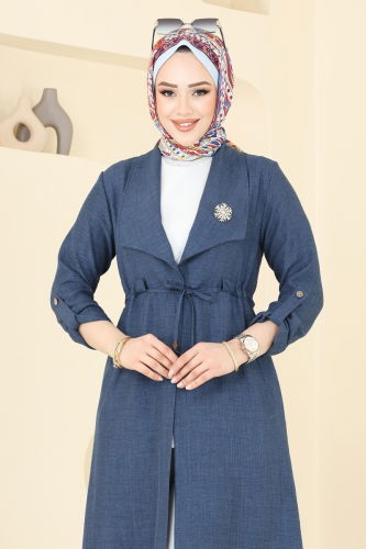 moda selvim كاب ازرق 1134TBL694 - Thumbnail