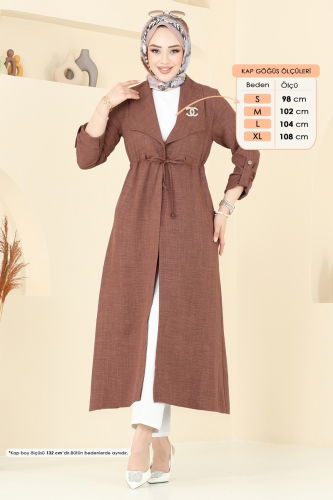 T.B.L. - Overcoat 1134TBL694 Light Brown