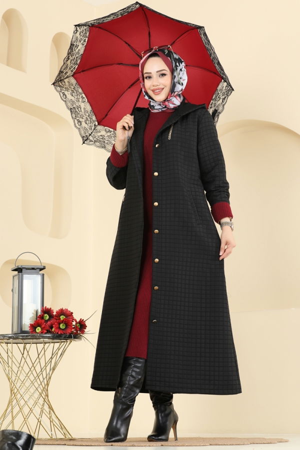 Modaselvim Overcoat / Coat Overcoat 1314-1ORG1169 Black