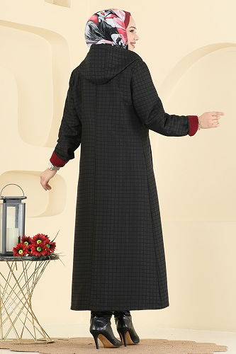 moda selvim كاب أسود 1314-1ORG1169 - Thumbnail