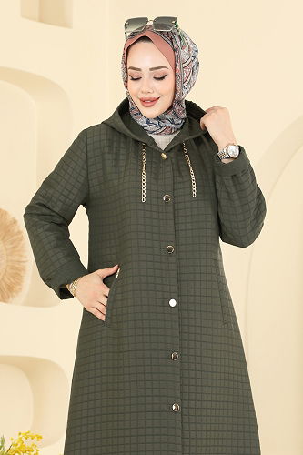 moda selvim كاب اخضر عفني 1314-1ORG1169 - Thumbnail