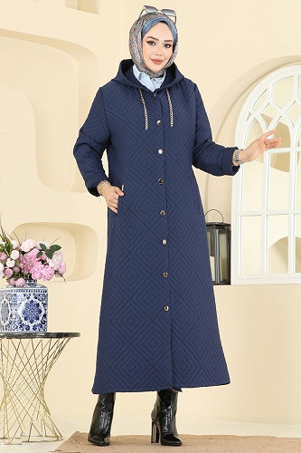 moda selvim كاب كحلي 1314ORG1169 - Thumbnail