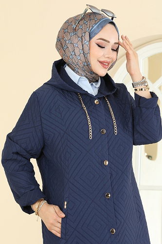 moda selvim كاب كحلي 1314ORG1169 - Thumbnail