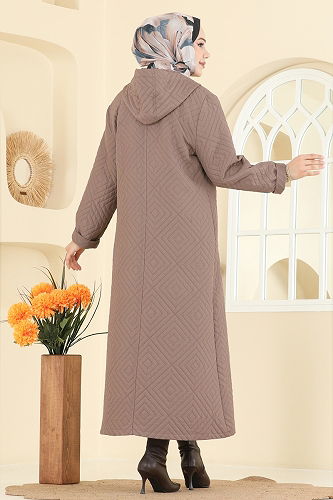 moda selvim Overcoat 1314ORG1169 Vision - Thumbnail