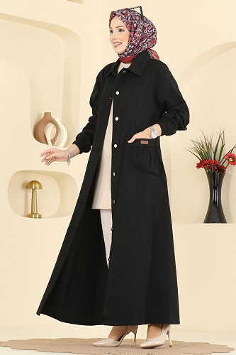 moda selvim كاب أسود 1320ORG1169 - Thumbnail