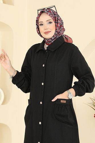 moda selvim كاب أسود 1320ORG1169 - Thumbnail