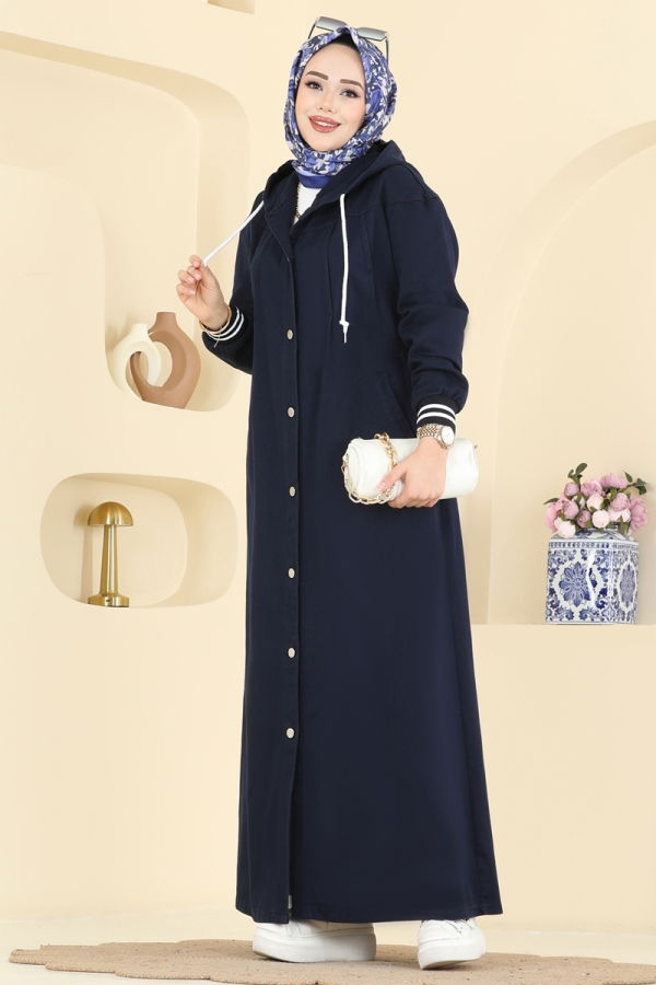 Modaselvim Overcoat / Coat Overcoat 1321ORG1169 Navy Blue