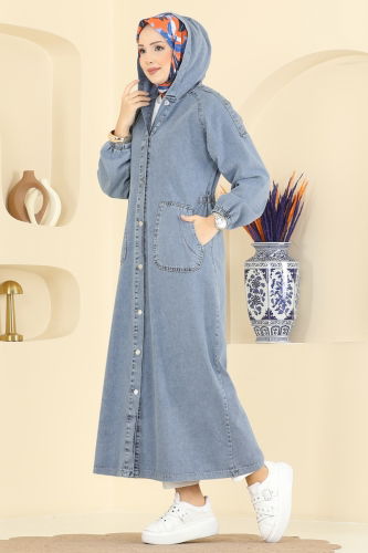 O.R.G. - Overcoat 1352ORG1169 Light Denim