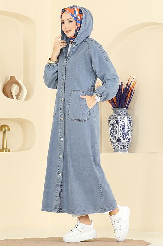 moda selvim كاب جينز فاتح 1352ORG1169 - Thumbnail