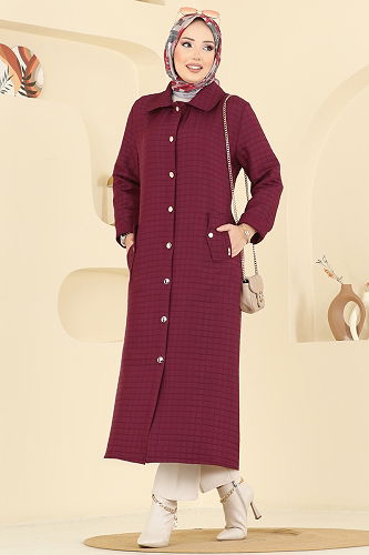 moda selvim كاب خمري 1416ORG1169 - Thumbnail