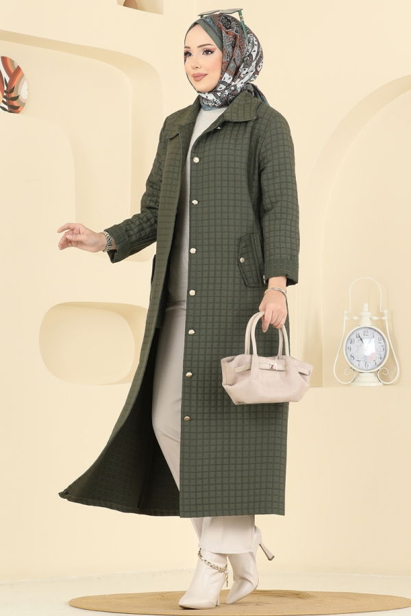 Modaselvim Overcoat / Coat Overcoat 1416ORG1169 Khaki