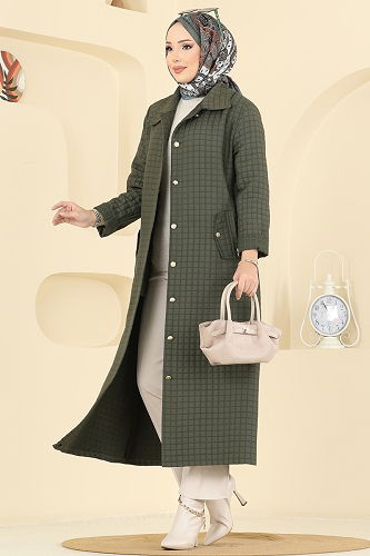 moda selvim كاب اخضر عفني 1416ORG1169 - Thumbnail